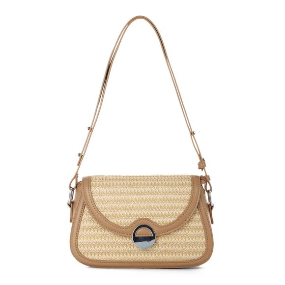 Summer Beach Straw Bags 2025, Woven Shoulder Bag Trendy Vacation :v - Picture 1 of 7